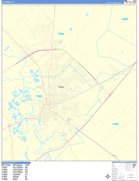 zip code victorias city